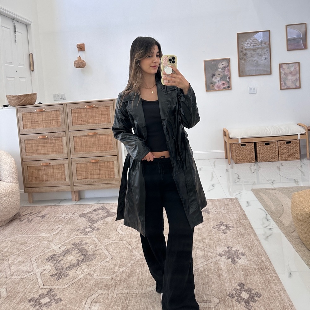 Vintage Faux Leather Jacket